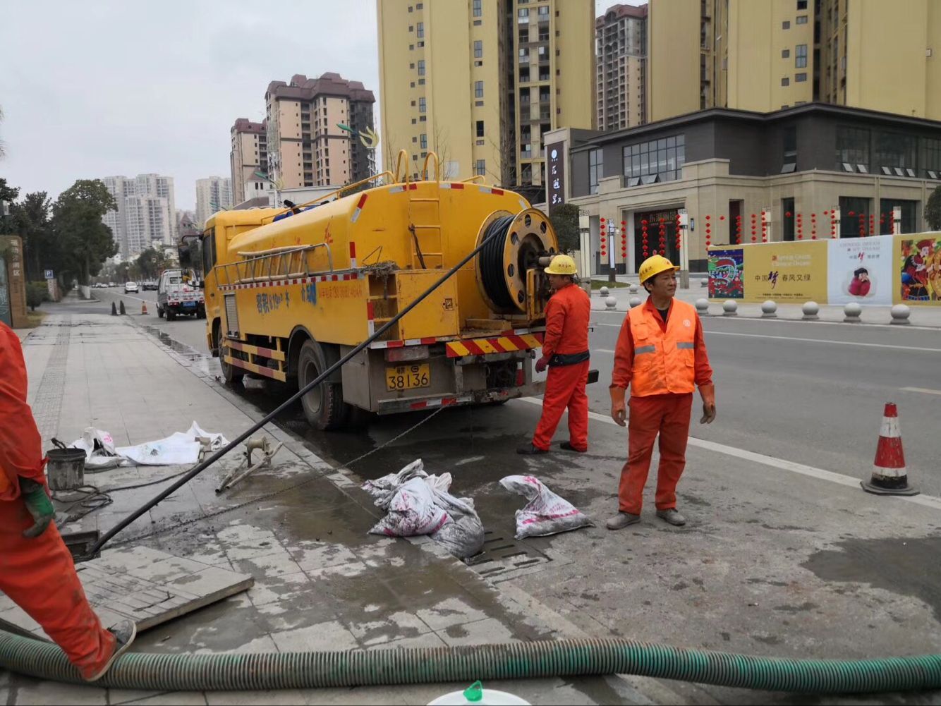 歙县排污管道清淤-管道清洗